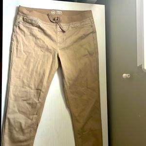 Khaki school pants, girls, size 18